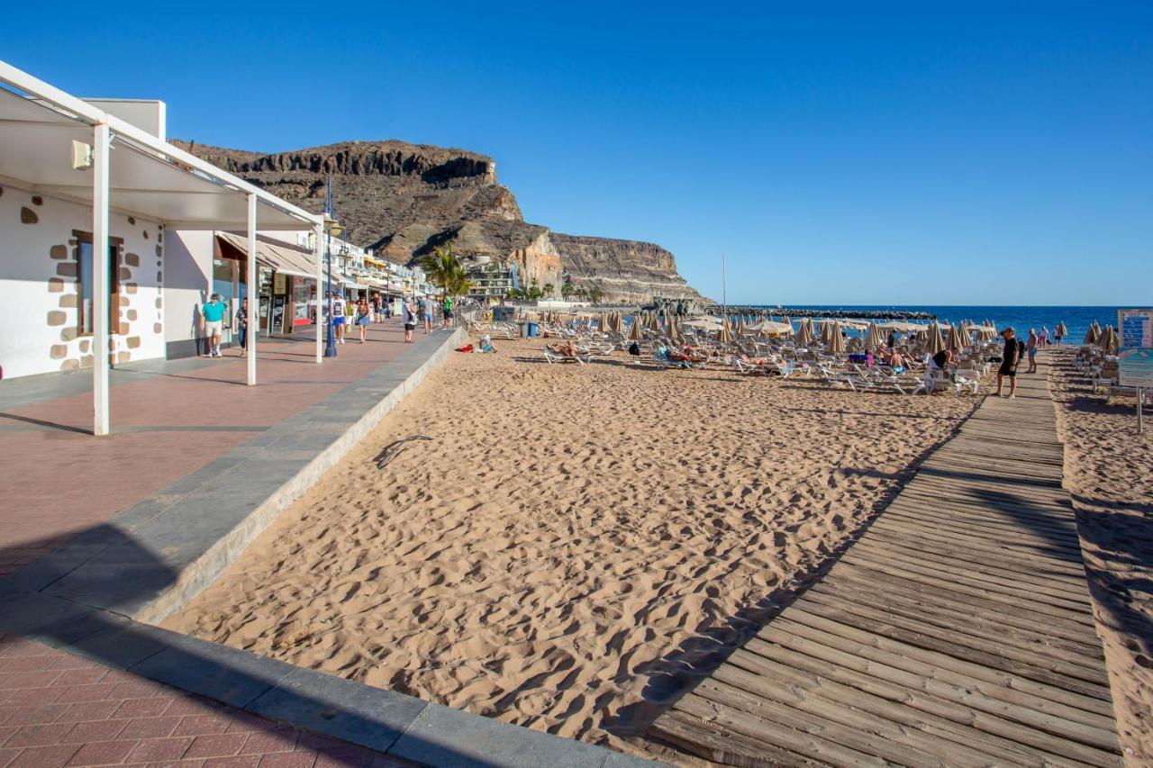 Ribera Del Puerto - Luxe Apartement With Great Terrace And Sea View Puerto De Mogan Bagian luar foto