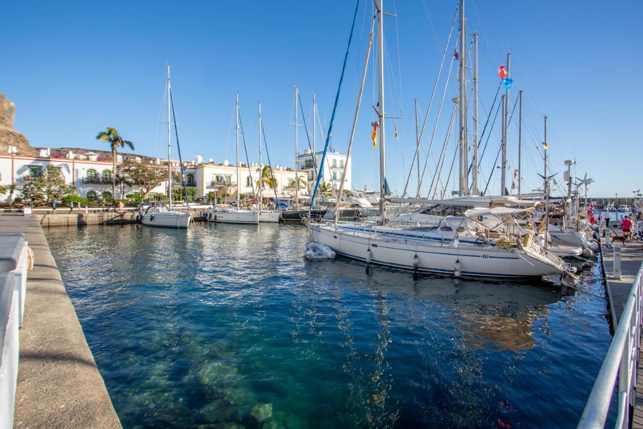 Ribera Del Puerto - Luxe Apartement With Great Terrace And Sea View Puerto De Mogan Bagian luar foto