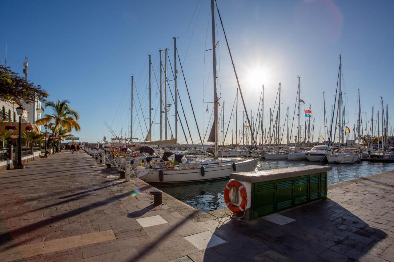 Ribera Del Puerto - Luxe Apartement With Great Terrace And Sea View Puerto De Mogan Bagian luar foto
