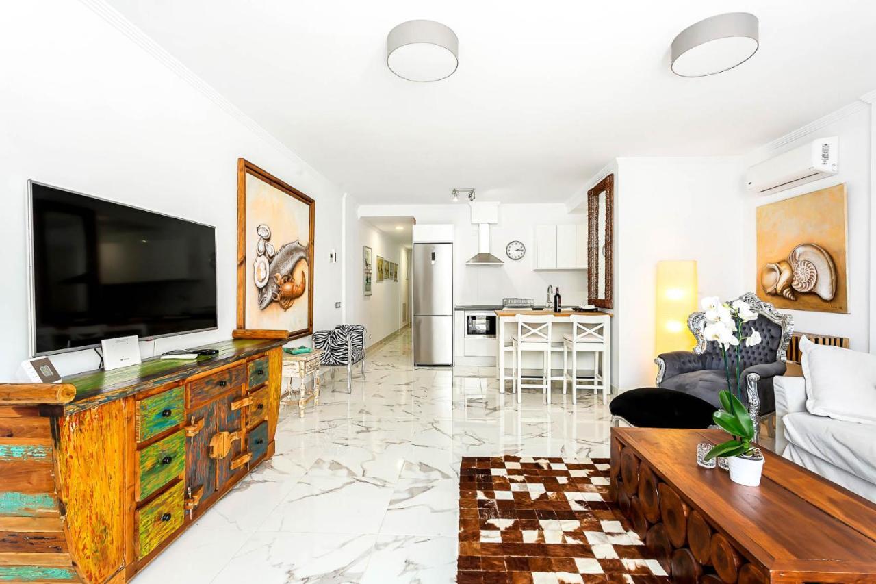 Ribera Del Puerto - Luxe Apartement With Great Terrace And Sea View Puerto De Mogan Bagian luar foto