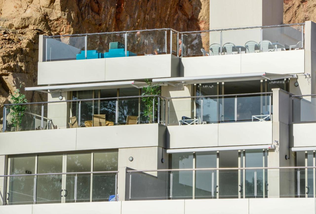 Ribera Del Puerto - Luxe Apartement With Great Terrace And Sea View Puerto De Mogan Bagian luar foto